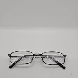 NEW Italy Design black wire frame reading glasses + 2.50